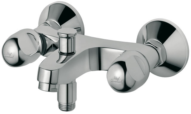 Ideal Standard Alpha Zweigriff-Badearmatur Aufputz chrom B1421AA