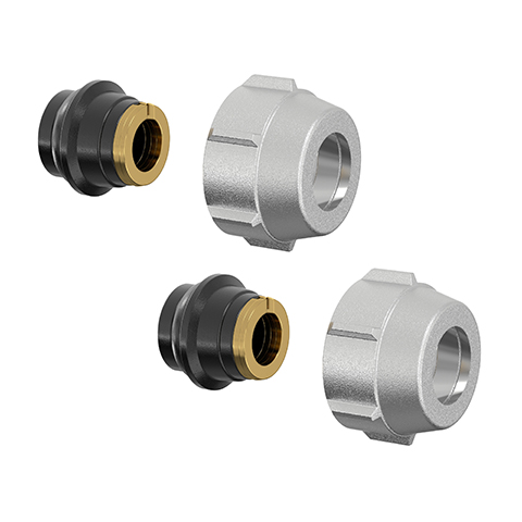 Flamco Klemmverschraubung-Set A1 10x1mm x G3/4i Eurokonus für Kupfer-, C-Stahl- und Edelstahlrohre F11187