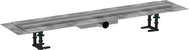 Hansgrohe Komplettset RainDrain Compact 900mm für flache Installation gebürstet edelstahl 56168800