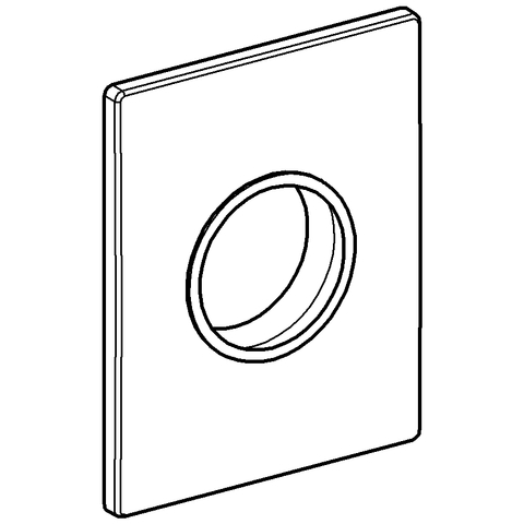 Grohe Abdeckplatte chrom, mit Elektronik 42359000
