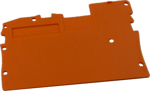 Wolf Abschlussplatte X-COM S 2,5 orange, für BWL/BWS-1 2744944