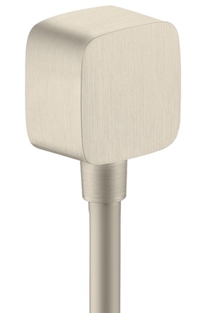 Hansgrohe Schlauchanschluss Fixfit Softcube Axor DN15 mit Rückflussverhinderer brushed nickel 36731820