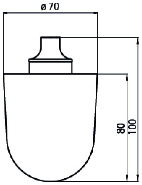 Emco Bürstenkopf Universal (M12) D: 70mm schwarz 351513390