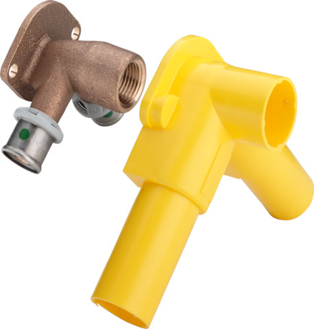 Viega Sanfix P Doppelwandscheibe mit SC-Contur 2125.4 in 16mm x Rp1/2 303648