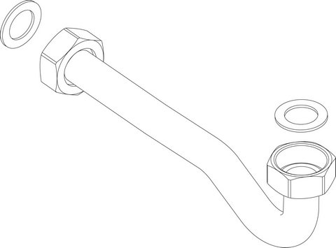 Bosch / Buderus Flexrohr DN25 CLA-1 8738804976