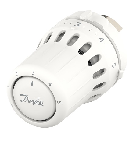 Danfoss Thermostatkopf React M30x1,5 flüssigkeitgefüllt, eingebautem Fühler, Frostschutz 015G3030