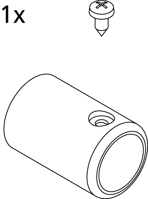 Kermi Set Stabi Wand 90 Grad silber für Stabilisierung, Wandanschluss und Montagekleinteilen 2534917