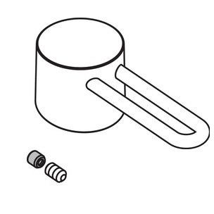 Hansgrohe Axor Uno Griff Piccolo für Waschtischmischer, chrom 38094000