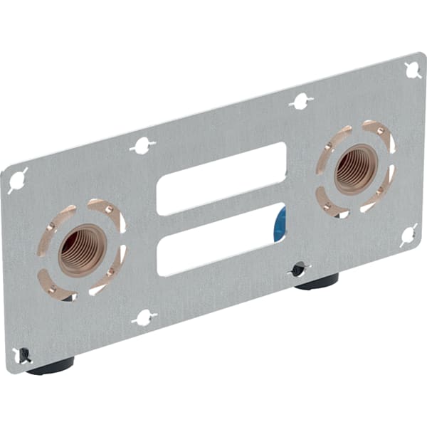 Geberit FlowFit Set Anschlusswinkel 90 Grad vormontiert zweifach Rg+ d20-Rp1/2 619.621.00.1