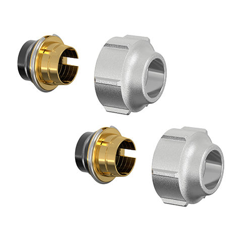 Flamco Klemmverschraubung-Set A11 18x1mm x G3/4i Eurokonus für Kupfer-, C-Stahl- und Edelstahlrohre F11174