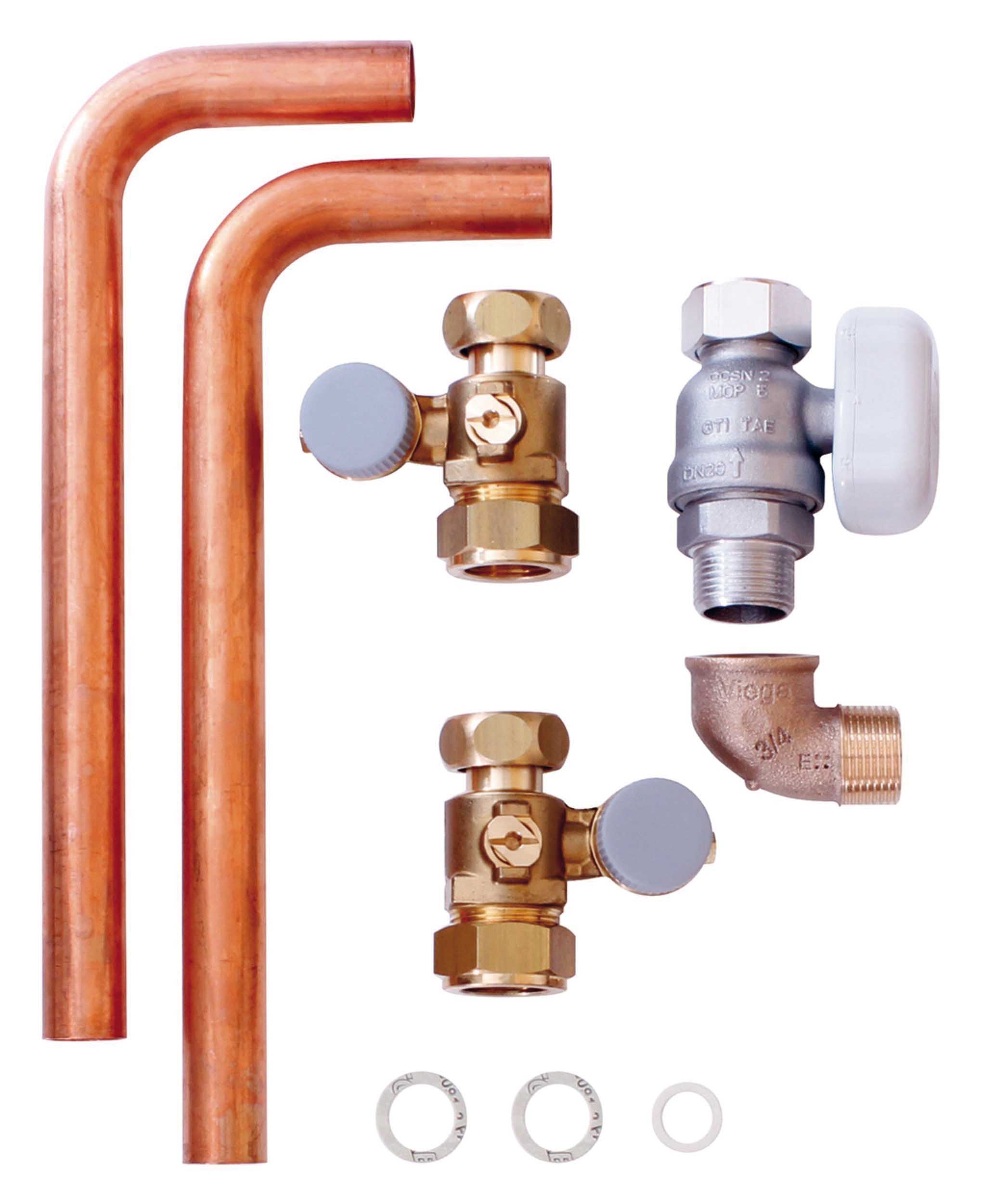 Vaillant VC-Installations-Set, Neu-Installation Auf-/Unterputz, Rohre kürzbar 0020201897