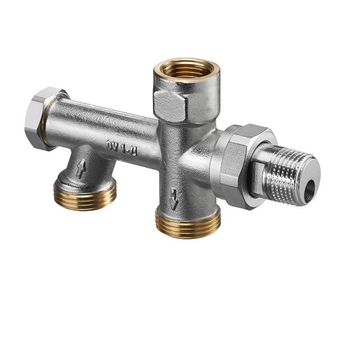 Oventrop Uno Einrohr-Anschlussstück DN15, 3/4" AG für vertauschten Vorlauf und Rücklauf 1013164