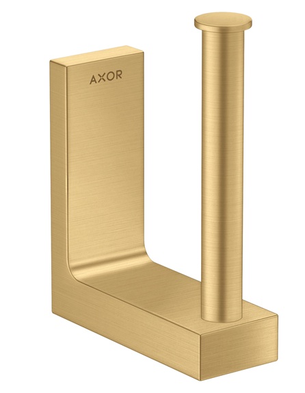 Hansgrohe Ersatz-Toilettenpapierhalter Reserve Axor Universal Rectangular brushed gold optik 42654250