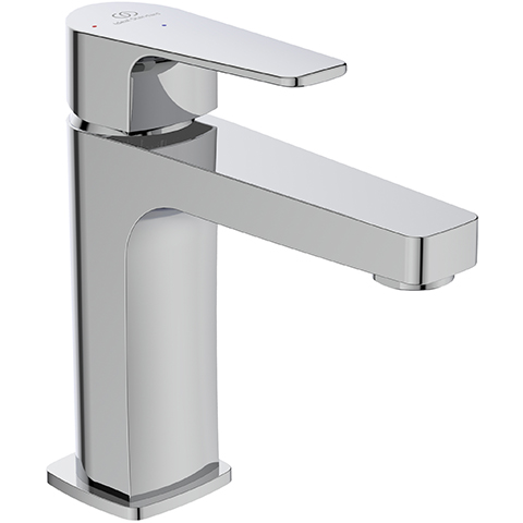 Ideal Standard Waschtischarmatur Cerafine D, H105 ohne Ablaufgarnitur Ausladung 120mm, chrom BC687AA