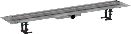 Hansgrohe Komplettset RainDrain Compact 1000mm befliesbar für flache Installation 56171000