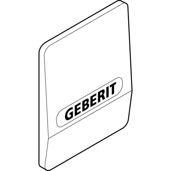 Geberit Highline Abdeckplatte weiß-alpin 240.043.11.1