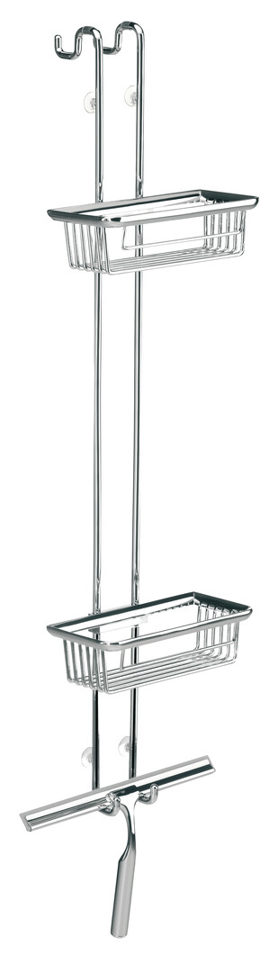 Emco Türetagere System2 2 Körbe und Duschwischer chrom 356600106