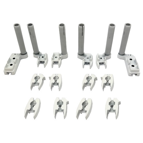 Kermi Set Gelenke für Faltwand 2- und 1-flügelig mit Magnetverschluss (V2 TS2) Faltwand 3-flügelig (V2 FW3) 2533869