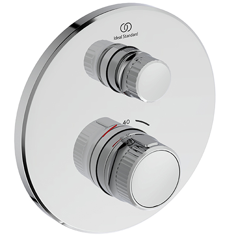 Ideal Standard Brausethermostat UP Ceratherm Navigo 1 Verbraucher Rund, chrom A7295AA