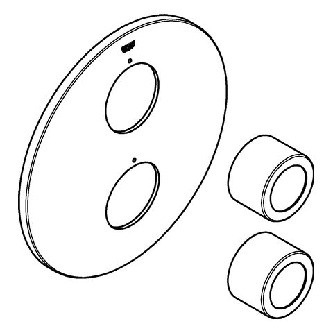 Grohe Rosette chrom 47633000