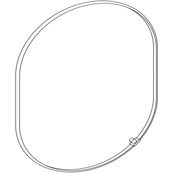 Geberit Lichtband für Option Oval Lichtspiegel 245.763.00.1