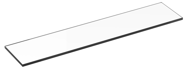 Keuco Glas Platte Cristallin Plan unten mattiert, ohne Grünkante 550x120mm 14910005500
