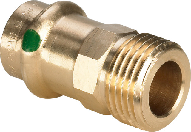 Viega Übergangsstück mit SC Sanpress 2211.4 in 15mm x G1/2 660222