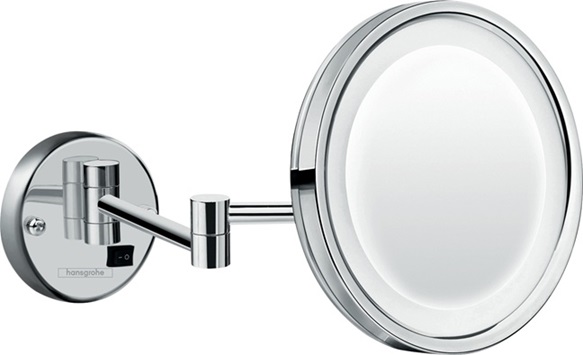 Hansgrohe Rasierspiegel Logis Universal chrom mit LED Licht 73570000