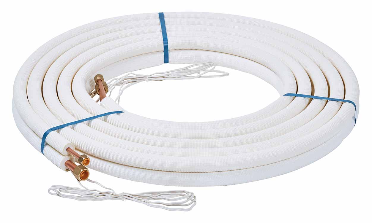 Vaillant Kältemittelleitung 2in1 mit eBUS 3/8" 5/8"VWL 75/5 AS - VWL 125/5 AS, 10m 0020250306