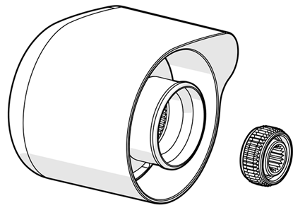 Hansa Absperrgriff chrom 1006422V