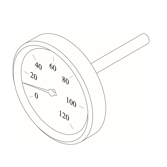 Bosch / Buderus Thermometer D180 8738203232