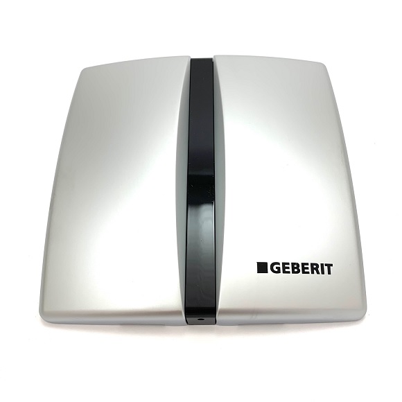 Geberit Abdeckplatte aus Zinkdruckguss zu Urinal-Steuerung IR mattverchromt 240.560.46.1
