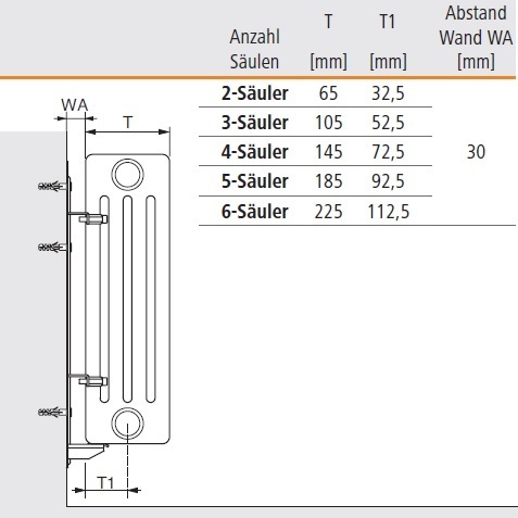 Arbonia Schnellmontage-Konsole lang ZB02360001