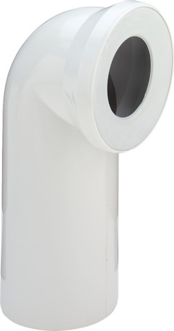 Viega WC Anschlussbogen 90 Grad 3811 in DN100 aus Kunststoff weiß 100551