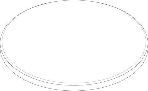 Bosch Verkleidungsdeckel D1060x50 weiß 8735100341