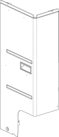 Bosch / Buderus Seitenteil rechts vorne 4-8kW 8738207342