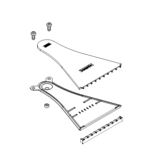 Hansgrohe Axor Strahleinsatz Massaud 4-Loch Wannenarmatur 97448000
