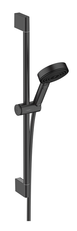 Hansgrohe Brauseset Pulsify Select S 105 3 jet Relaxation mit Brausestange 650mm schwarzmatt 24160670