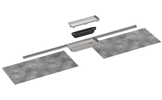 Hansgrohe Fertigset RainDrain Minimalistic 700mm Duschrinne befliesbar 56219000