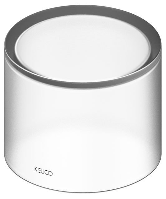 Keuco Stülpglas Echtkristall-Glas mattiert weiß 19952000013