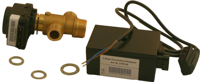 Wolf Dreiwegeventil mit Adapterplatine für GG/GU-2/GB 8601950