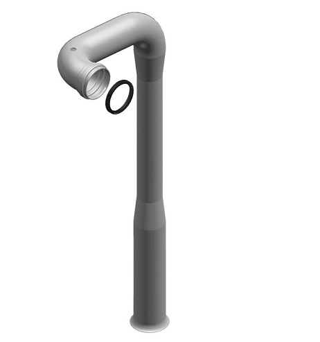 Bosch / Buderus Gebläseansaugrohr für GB162, für Gasarmatur 7101462