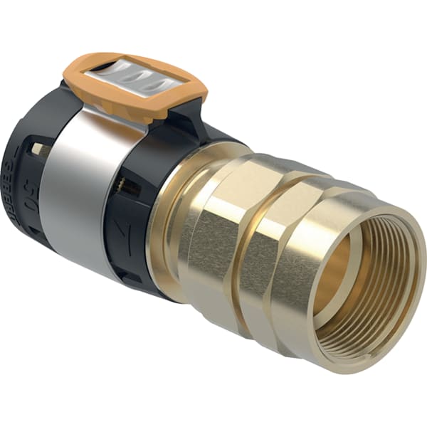 Geberit FlowFit Übergangsverschraubung mit IG SiBr d50-R2 620.615.00.1