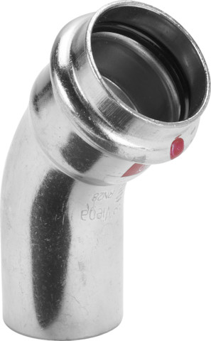 Viega Prestabo Bogen 45 Grad mit SC-Contur 1126.1 in 12mm 605155