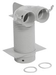 Vaillant Ventilanschluss 90 Grad, Durchmesser 125mm für zwei Luftschläuche 0020176832