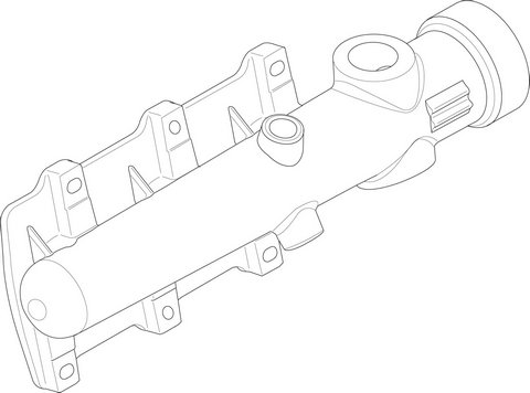 Bosch / Buderus Vor- / Rücklaufrohr CLA-1 3 Glieder 8738804664