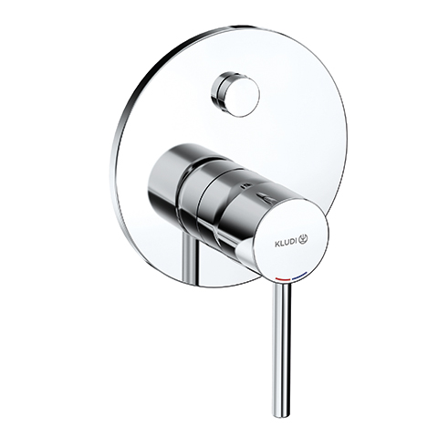 Kludi BOZZ UP-Wannenfüll-/Brause Einhandmischer Push mit Funktionseinheit eigensicher, für 88022 chrom 387630576