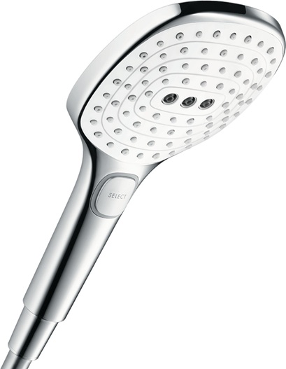 Hansgrohe Handbrause Raindance Select E 120 3jet EcoSmart weiss/chrom 26521400