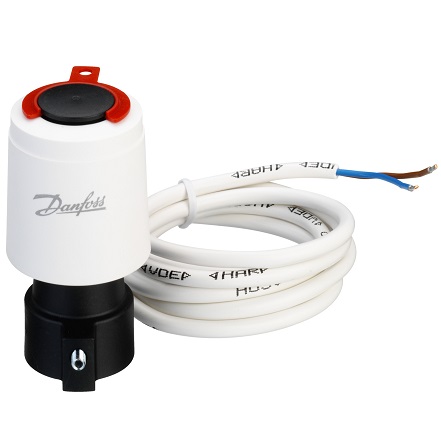 Danfoss Thermischer Stellantrieb TWA-A/NC für RA-Gehäuse, 24 V ac/dc, Kabel 5m 088H3116