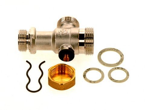 Bosch / Buderus Absperrventil 3/4"x1" für GBH172, für Speicher 87182253470